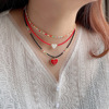 Genuine rainbow universal necklace handmade with letters, T-shirt, pendant, accessory, wholesale