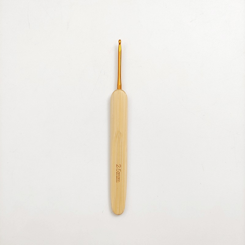 Cabeza de oro con mango de bambú de color primario 2.5