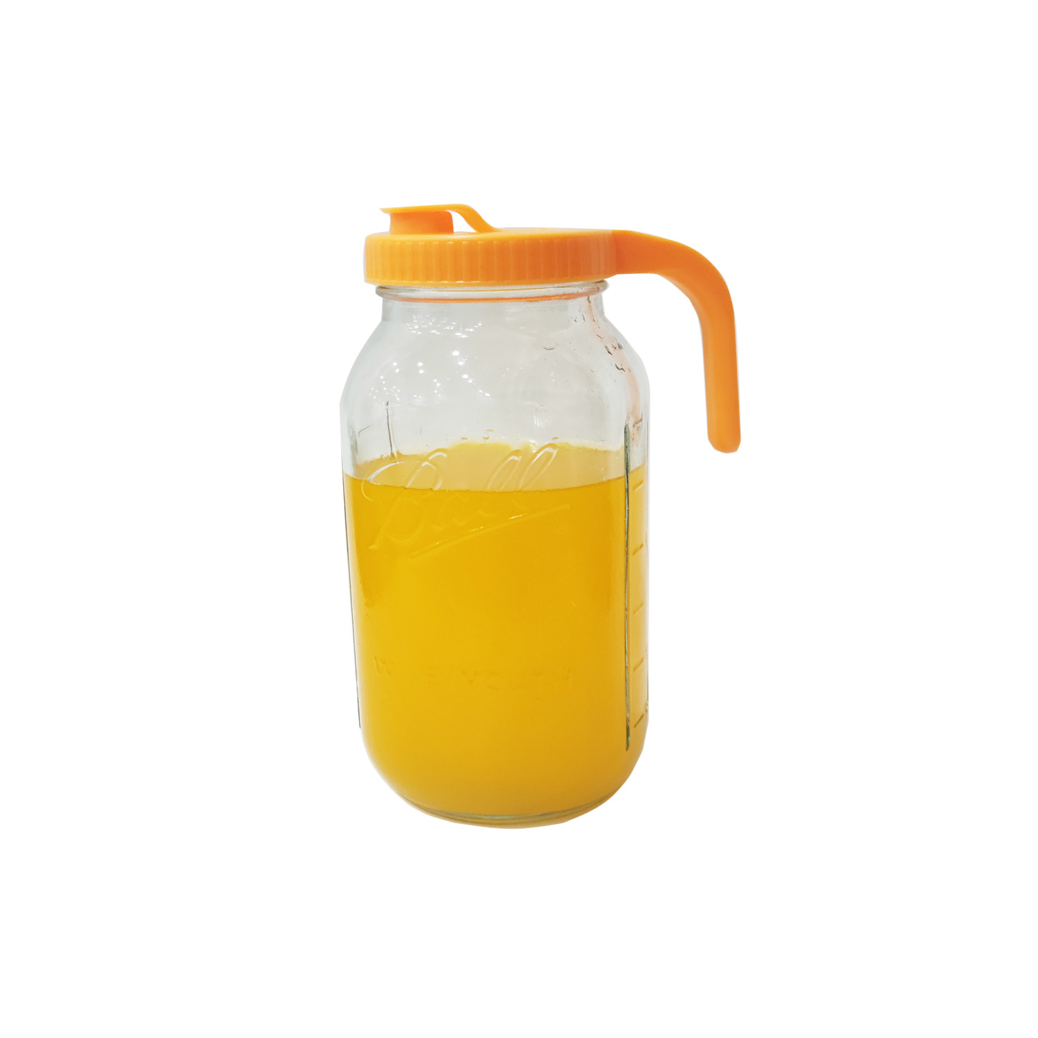 Naranja con traje de botella