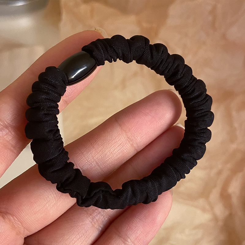 超柔布艺小肠发圈高级感韩版高弹力头绳高马尾不伤发扎头皮筋发绳|undefined