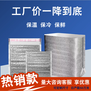 Insulated Bag Disposable Aluminum Foil Refrigerated Cake Takeaway Packaging Ice Cream Large Capacity Cold Storage Thickeneded Insulated Bag Ice Bag
