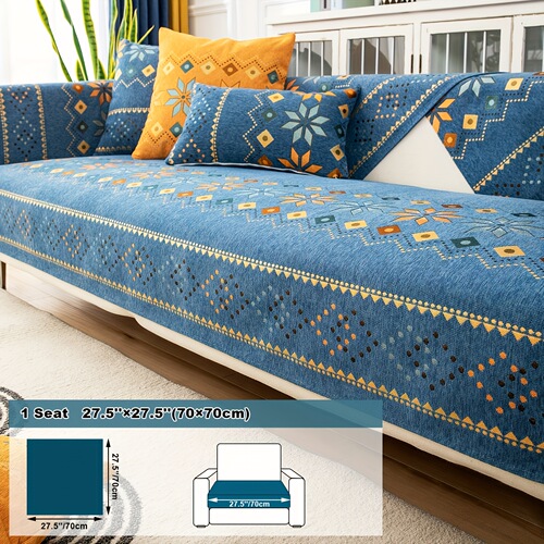 Bohemian Sofa Cover 1pc Bohemian Chenille Sofa Cover
