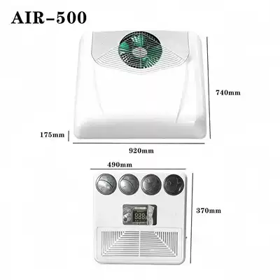 Hot-Selling Product on Cross-Border E-Commerce Platforms, Automotive air conditioning - 24v-white-super-energy-saving-top-mounted-all-in-one-machine-x-ari500