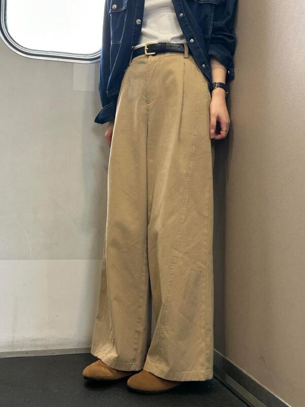 慵懒风百搭阔腿裤女垂感休闲直筒裤宽松高腰遮胯显瘦高级长裤|undefined