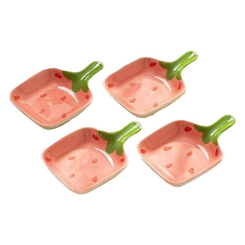 Блюдо для окунания Керамическое маленькое блюдо Приправа Бытовое маленькое блюдо Интернет знаменитое блюдо