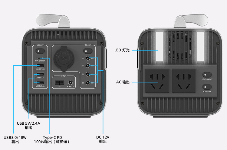移动户外储能电源