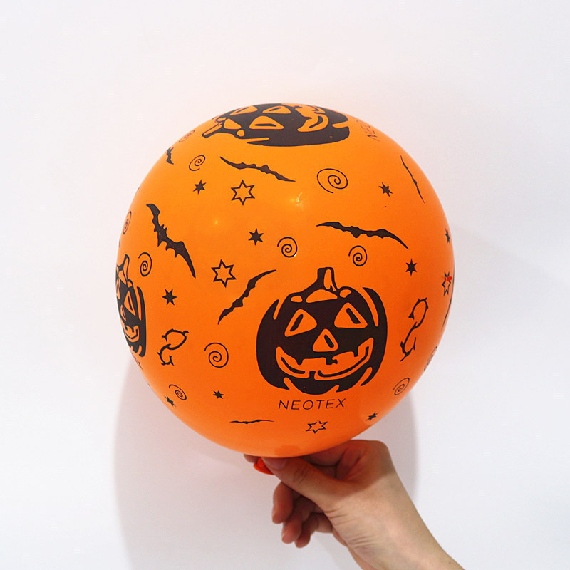 国境を越えた売れ筋のハロウィーンバルーンカボチャコウモリラテックスバルーンパーティーレイアウトお祭り雰囲気の小道具|undefined