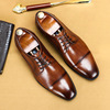 Footwear for leather shoes English style, suit, genuine leather, wholesale