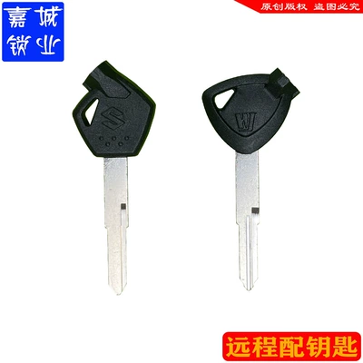 Suitable for Suzuki Haojue Motorcycle Key Blanks Uu Uy Other 25 Other 50 Gsx250R Far (Motorcycle Key) - a-magnetic-head-key-with-teeth