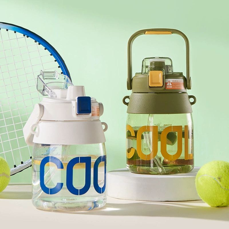 Shangtai Large -capacity Double Drink kettle 1.0L 1.4L 2.0L can chase drama straws back kettle with mobile phone bracket