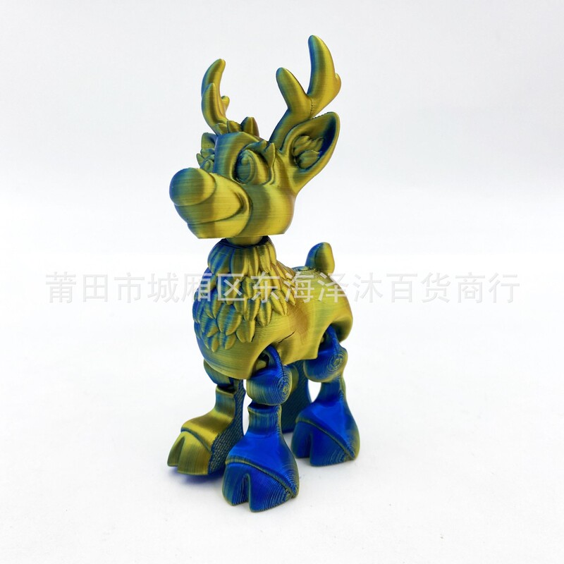 跨境爆款圣诞节雪橇驯鹿雕像 Christmas Reindeer 麋鹿装饰品摆件|undefined
