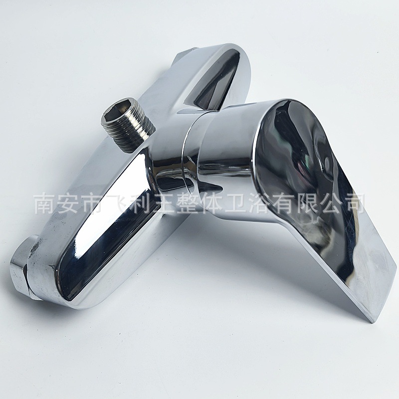 Zinc alloy shower head set, three-in-one wall-mounted concealed household cold and hot simple bathtub, mixing valve faucet undefined