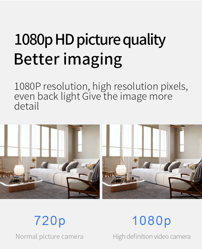 X2 akıllı WiFi kamerası, 1080P, gece görüşü
