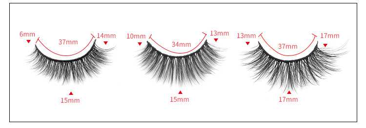 Modern Style Plastic False Eyelashes 1 Set display picture 3