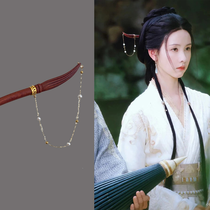 같은 스타일의 큰 꿈 머리핀 [홍백단]