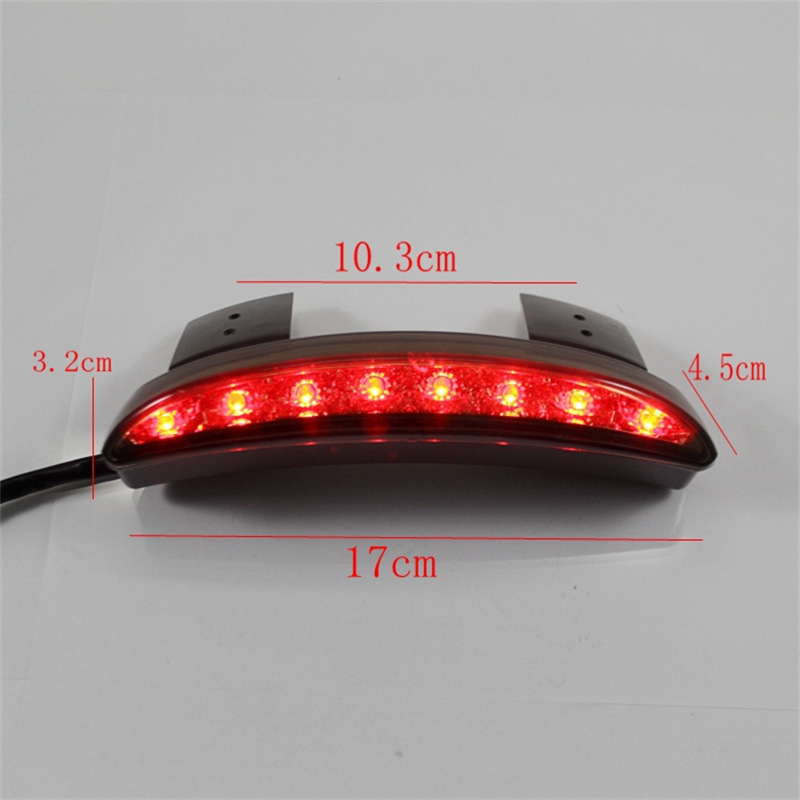 Motorcycle Accessories Harley Xl883/1200 Retro Modified Rear Fender Led Tail Light Brake Light Driving Light