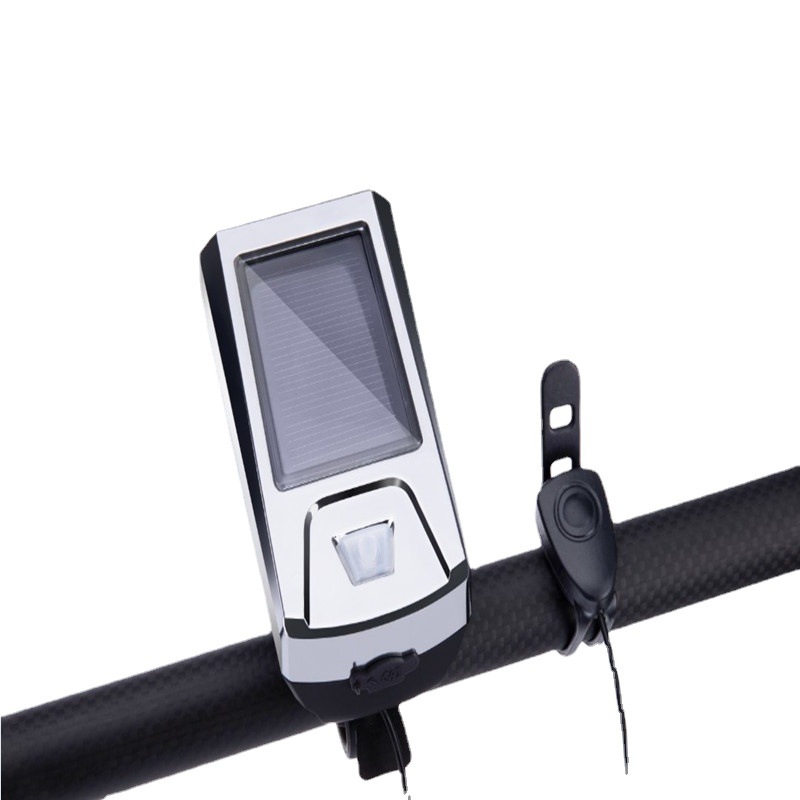 Ny USB-laddningsbar cykelsolhorn Mountainbike framljus utomhusutrustning_voghion.com