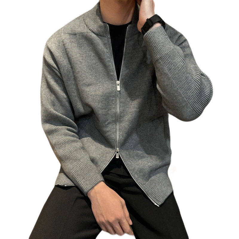 Explosiones transfronterizas de tamaño europeo suéter de punto chaqueta cardigán chaqueta caliente fábrica de negocios al por mayor