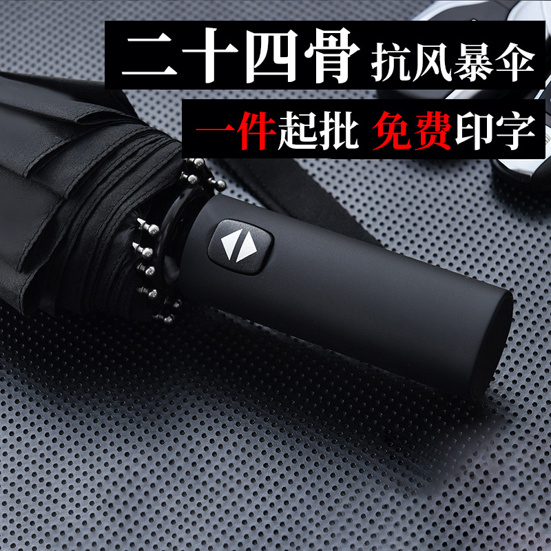 雨伞加厚加大全自动折叠雨伞男大量批货广告伞晴雨两用女遮阳伞