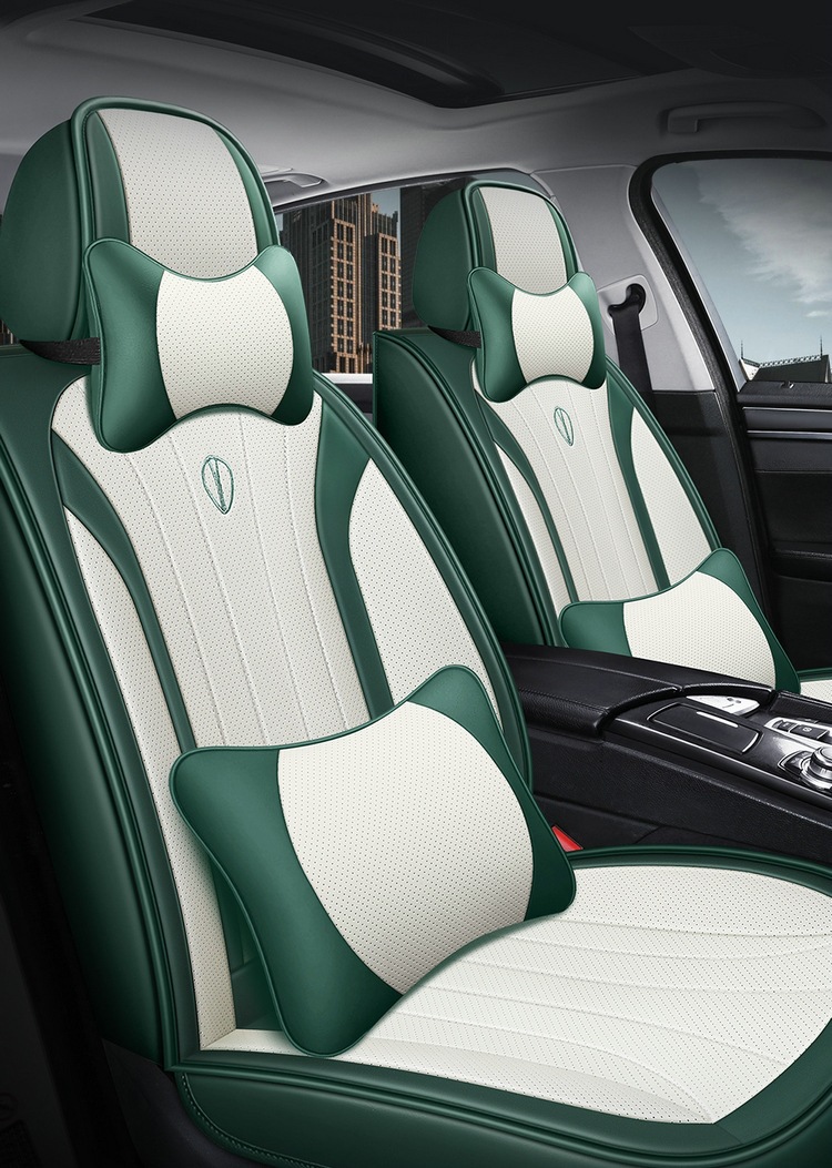Car Seat Cushion Manufacturer Wholesale New Models of Nappa Leather All-Season Full-Coverage Car Seat Cushions Cross-Border Foreign Trade Dropshipping
