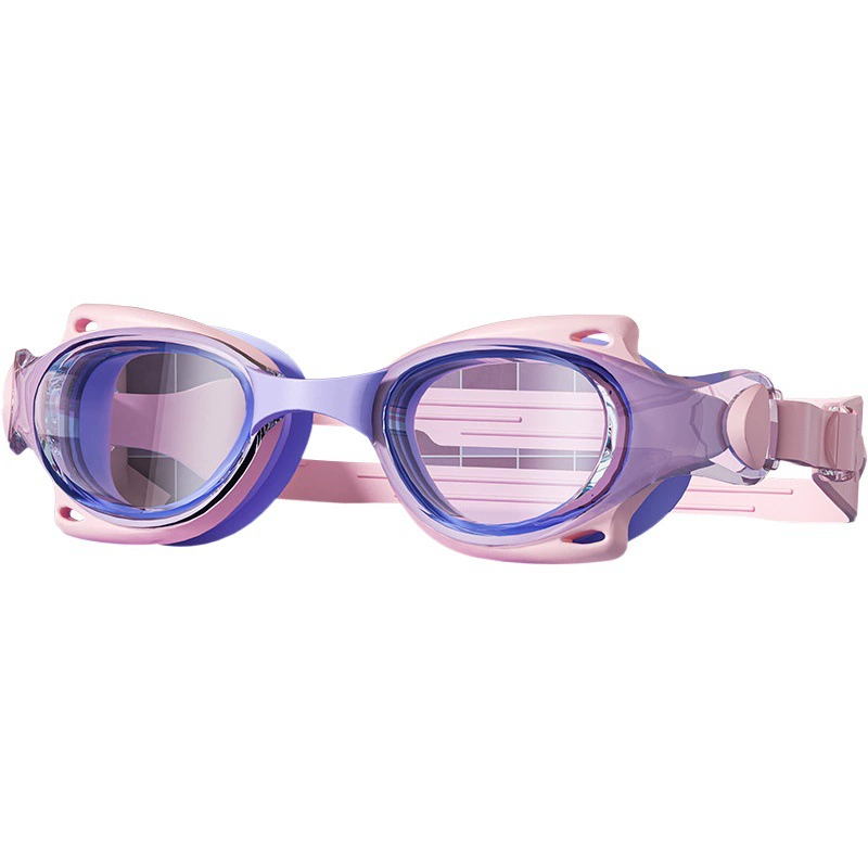 Детские очки для плавания Yuke, водонепроницаемые противотуманные HD-очки для мальчиков, профессиональные детские очки для плавания маленького и среднего размера