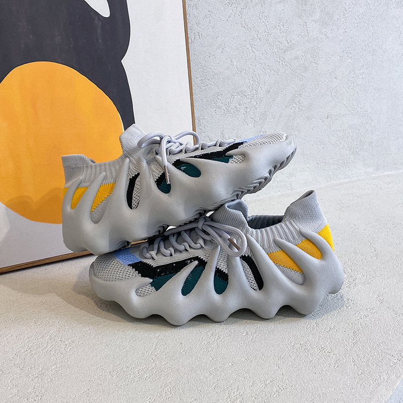 Zapatos de mujer de pez octopatas 2024 nuevo verano delgado transpirable ligero zapatos de mujer tela de vuelo casual zapatos deportivos de carrera