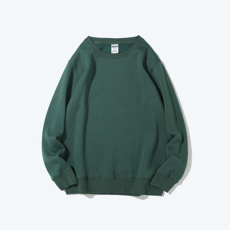 Sudadera de forro polar para trabajo con impresión de logotipo personalizado, uniforme de equipo publicitario, camiseta de grupo con texto impreso, uniforme de trabajo de manga larga al por mayor, engrosada.