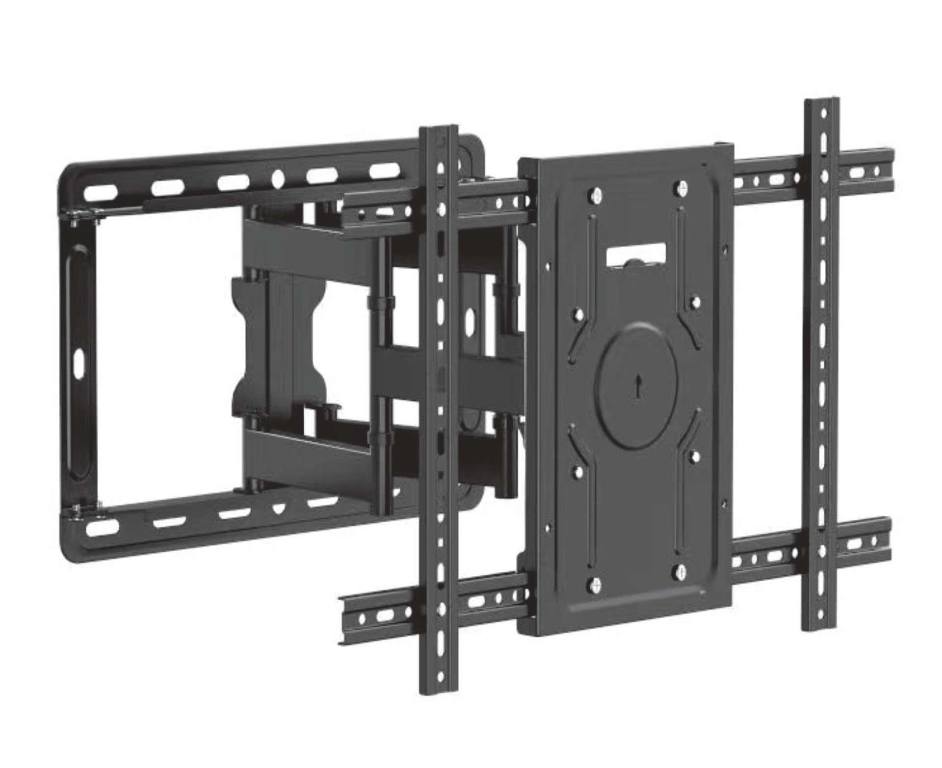 Fabricante al por mayor de 10 - 120 pulgadas televisión universal telescópico colgante oscilante soporte de pared plegable incrustado rotación
