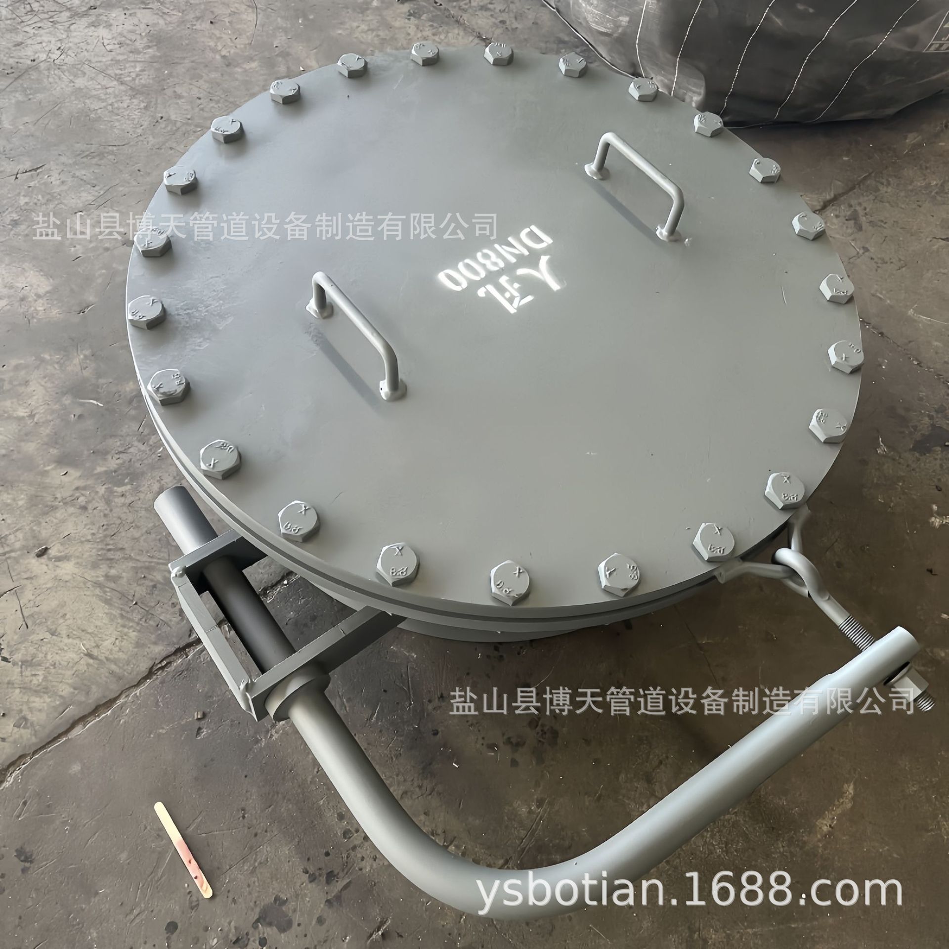 脱硫塔人孔DN800碳钢材质博天生产按图制造发电厂检修人孔游泳池