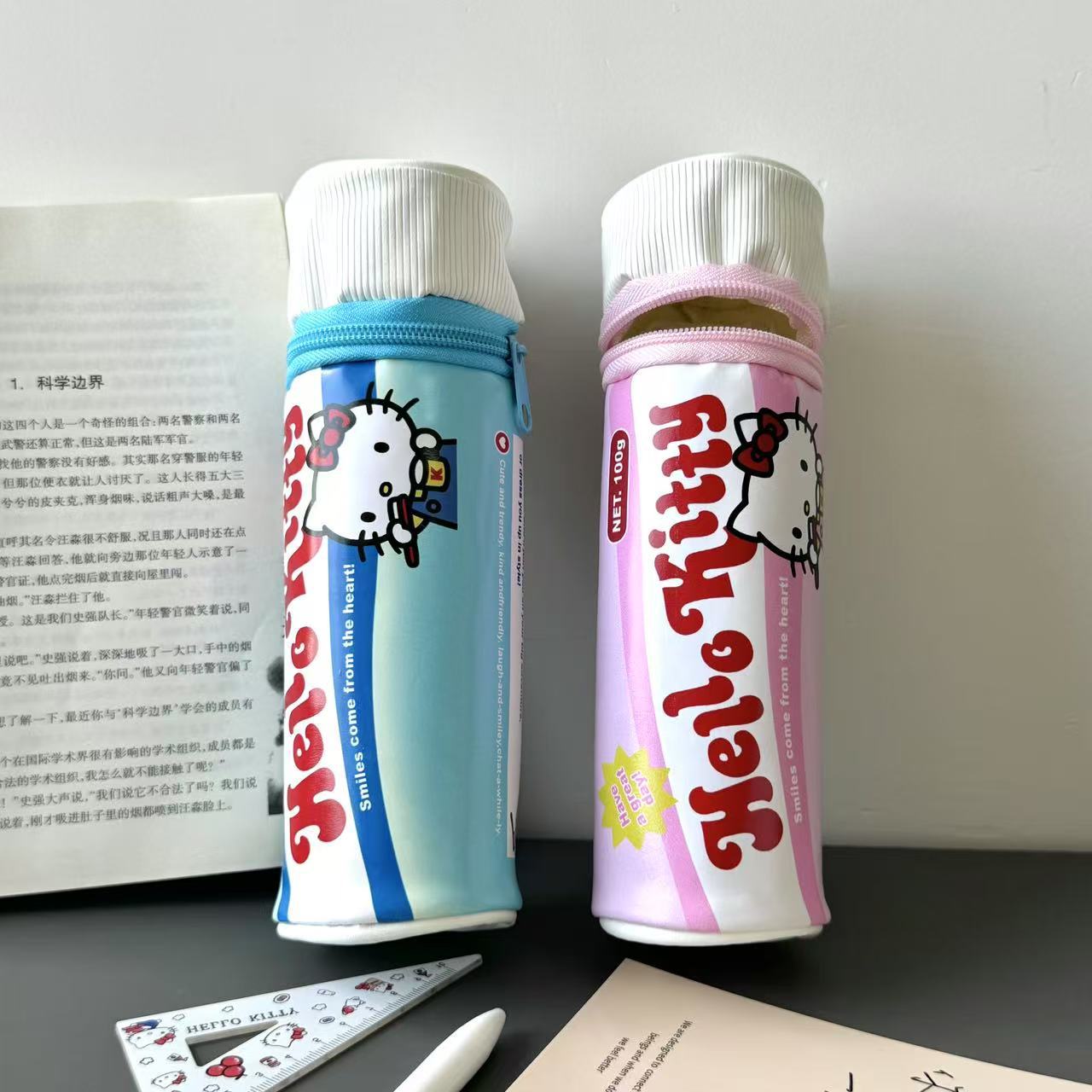 Bolsa de lápiz de pasta de dientes creativa, extraña caja de escritorio de estudiantes, caja de papelería, bolsa de almacenamiento de Jiangxi