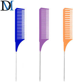 外贸现货梳子尖尾梳子钢针专业造型分区挑染发梳顺发梳子工厂批发