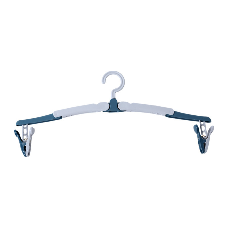 Percha de ropa plegable portátil simple para viajes al aire libre percha de ropa mágica multifuncional percha de ropa antideslizante