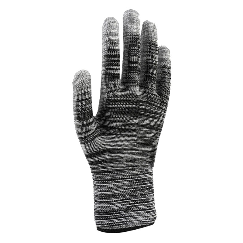 Guantes industriales con revestimiento de PU en la palma, antideslizantes, sin polvo, con revestimiento antiestático, guantes de PU para fábricas de electrónica, guantes de protección laboral