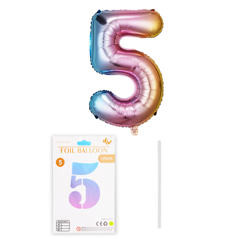 Película de aluminio de 16 pulgadas globo digital tapa dura papel de embalaje independiente tarjeta bola de papel de aluminio decoración de fiesta de cumpleaños al por mayor