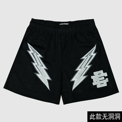 EE casual shorts for men, muscle fitness, American style quarter pants, mesh, breathable and loose, no more than knee-length, cross-border exclusive