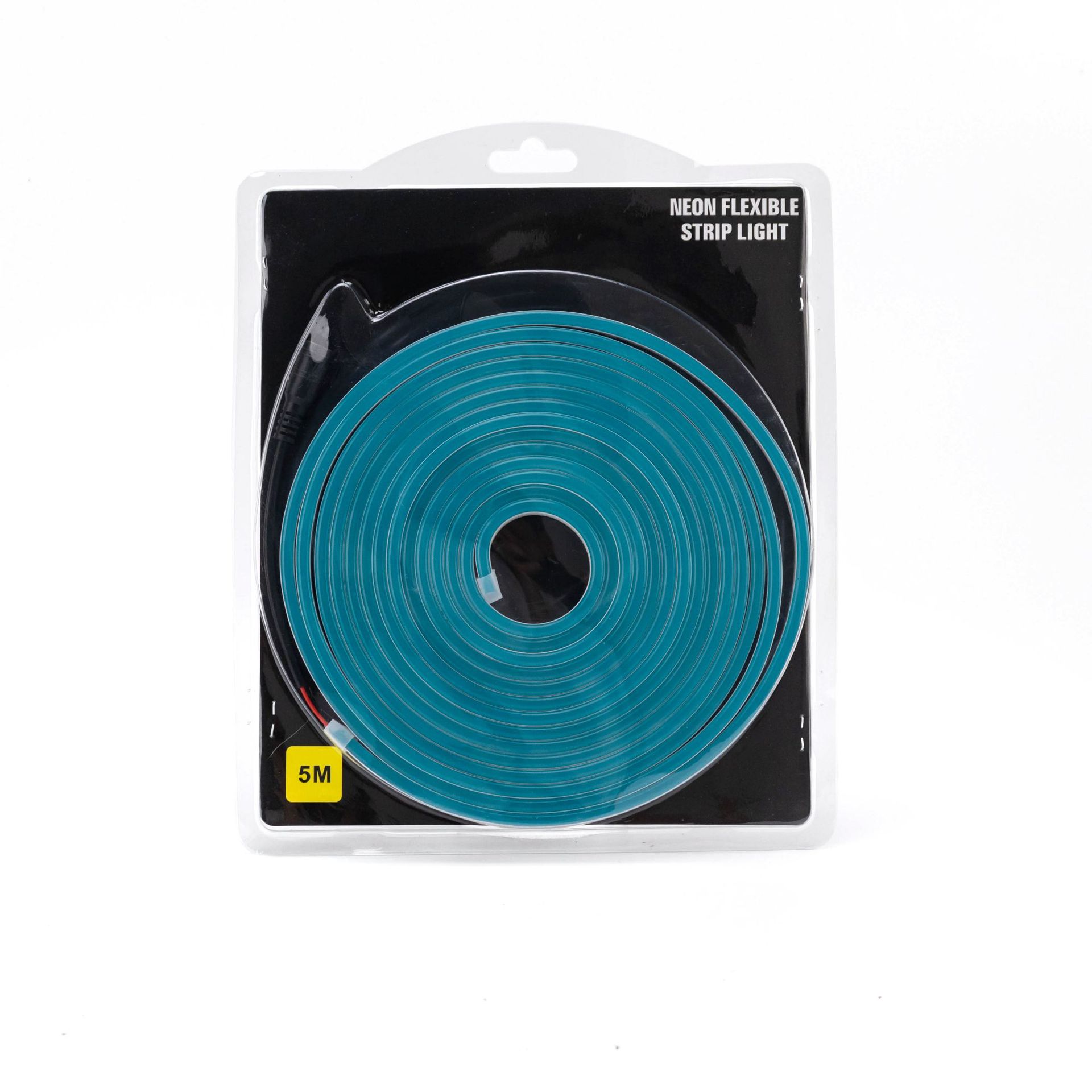 Juego de tiras de luces LED impermeables de silicona de bajo voltaje 12 V - Tira de luces de neón para iluminación decorativa empotrada en armarios