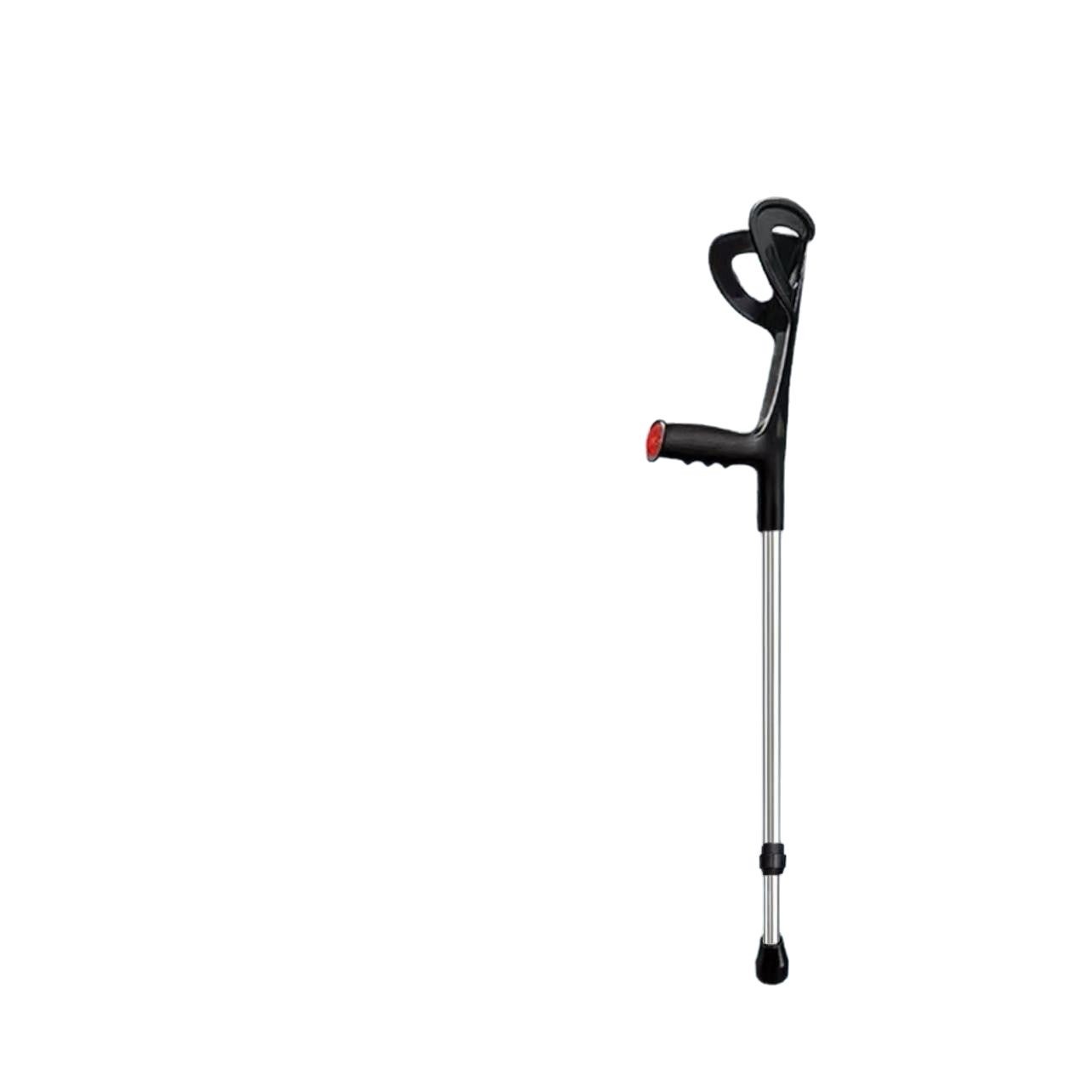 Aleación de aluminio de acero inoxidable codo muletas tipo brazo muletas jóvenes axila doble muletas ancianos muletas discapacitados