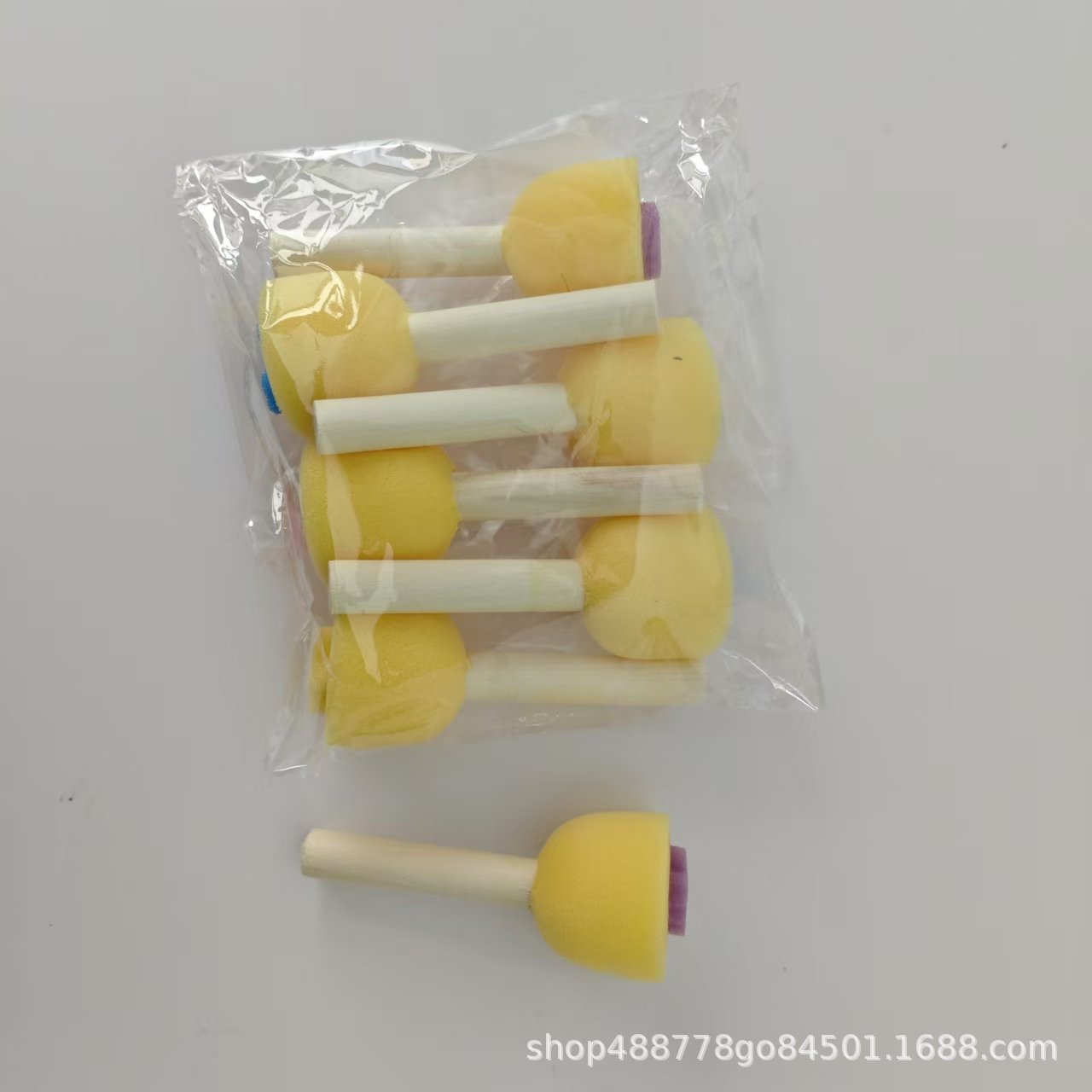 Fabricantes de pintura infantil al por mayor esponja pintura cepillo esponja sello cabeza de hongo EVA rodillo sello diy arte graffiti