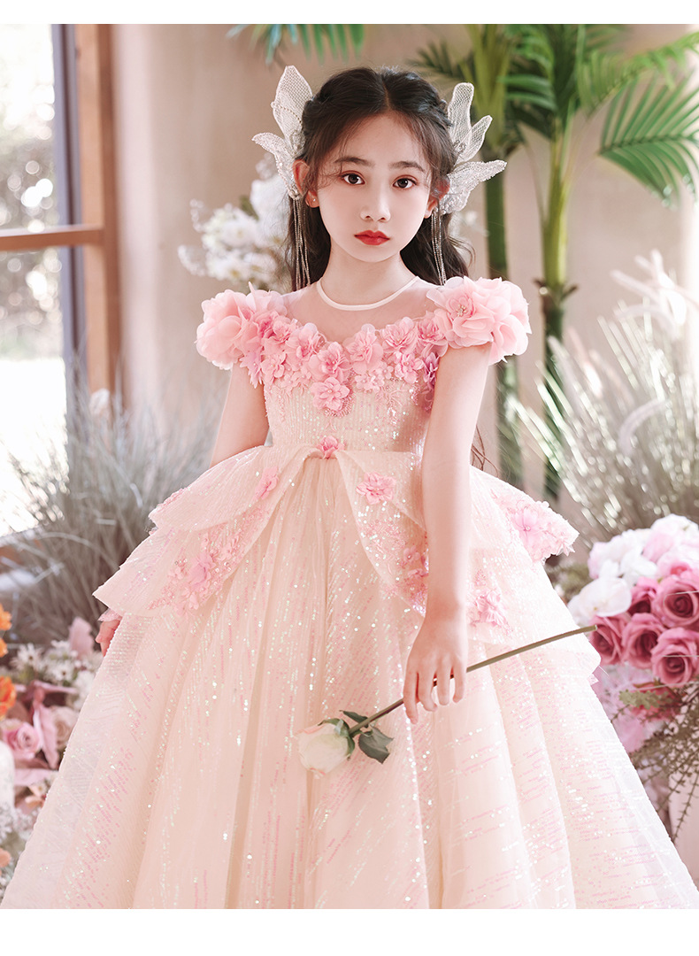 Evening Dress Girls Princess