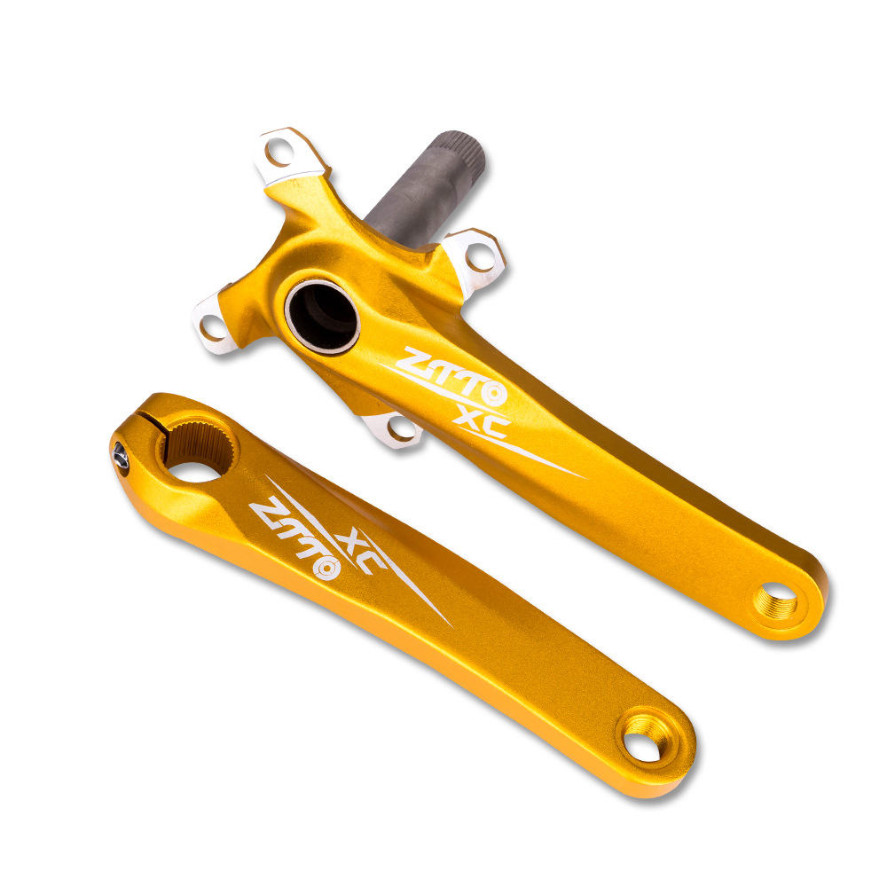 ZTTO cigüeñal paleta de bicicleta de montaña de manivela hueca eje central modificado disco único 32t 34 36 dientes