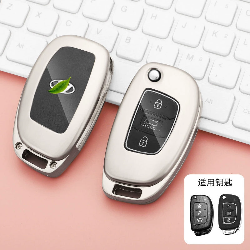 Подходит для Beijing Hyundai Xinshengda Key Label Sonata i10 Fista Pure Electric I Car Key Case