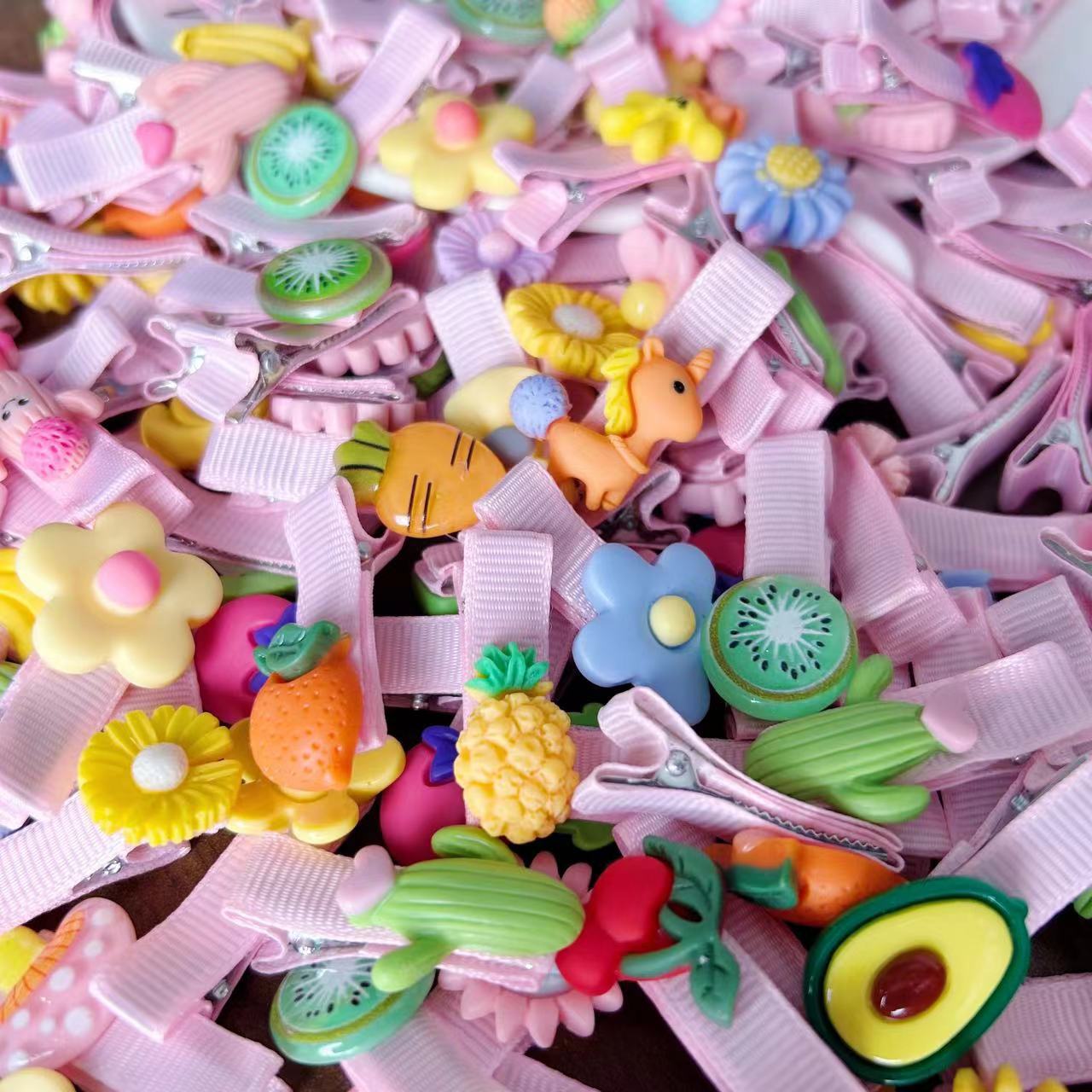 Niños todo incluido clip de tela niñas pequeñas no lastimar cabello roto clip de cabello bebé bebé lateral clip de frangeo menos adornos de cabello