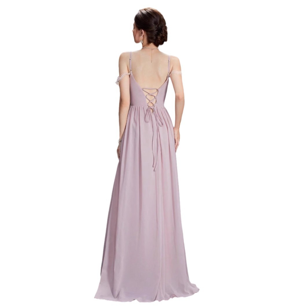 Amazon sling vestido de noche elegante temperamento vestido de baile vestido de fiesta de cumpleaños vestido de fiesta anual vestido de noche