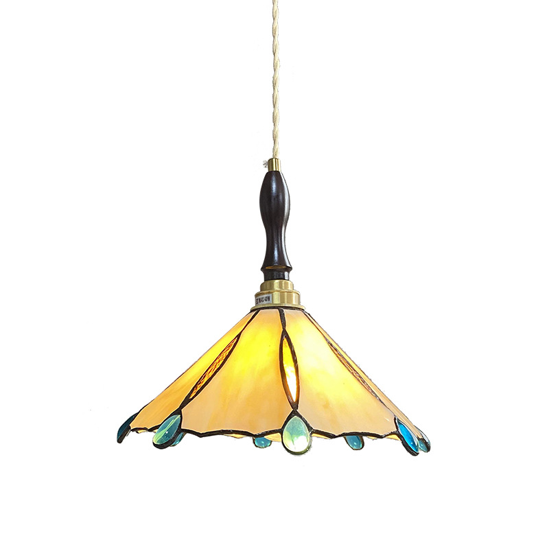 Nanyang estilo pastoral americano retro cafetería dormitorio restaurante bar B & B estilo japonés latón araña de cristal