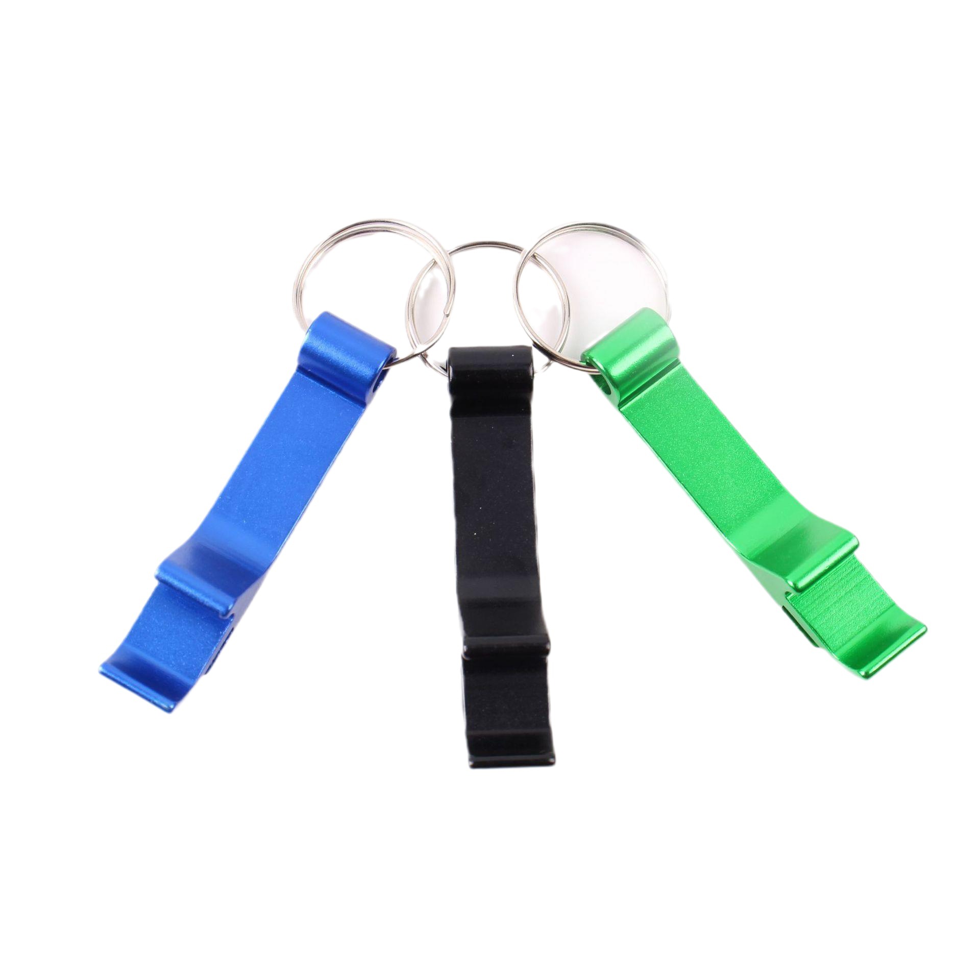 Abridor de botellas creativo de aleación de aluminio, abridor de cerveza colorido, abridor de tapas de latas, llavero multifuncional, regalo, llavero