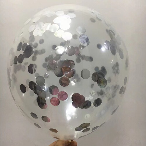 Cross-border 12-inch shiny balloon wedding birthday decoration props party arch balloon arrangement transparent latex balloons