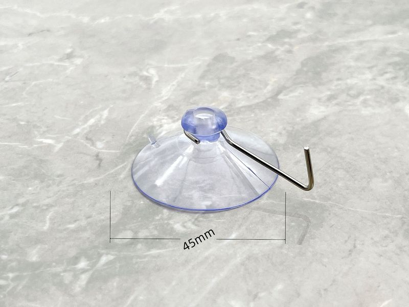 メーカーは、バスルームのキッチンタイルに適した熱い販売のPVC透明吸盤フックをすぐに供給しています。小さな吸盤フック|undefined