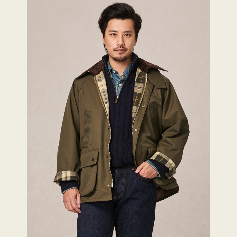 Dress up Apocalypse Cai Wenjing Same Japanese Edition Hunting Dress Retro OS bedale Oil Wax Jacket Windbreaker Jacket Dress up Apocalypse Cai Wenjing Same Japanese Edition Hunting Dress Retro OS bedale Oil Wax Jacket Windbreaker Jacket