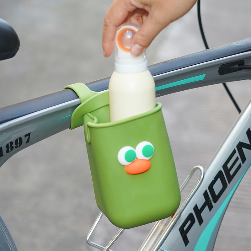 アマゾン起爆かわいいベビーカーシリコンカップホルダー自転車車椅子プール手すり多機能シリコンカップバッグ|undefined