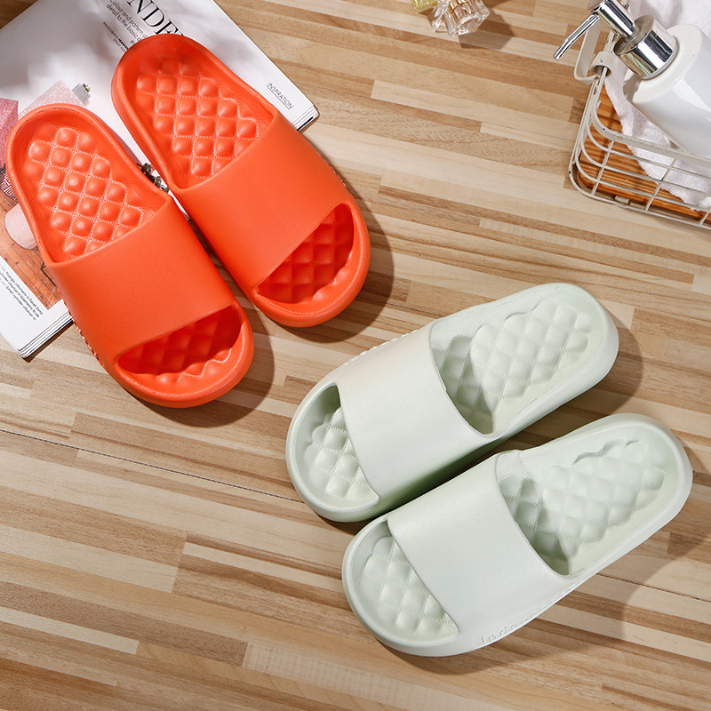 Slippers Men's Summer Indoor Hospitality Home Home Massage Non-slip Dormitory Bathroom Slippers Women's Slip-on Feeling for Couples